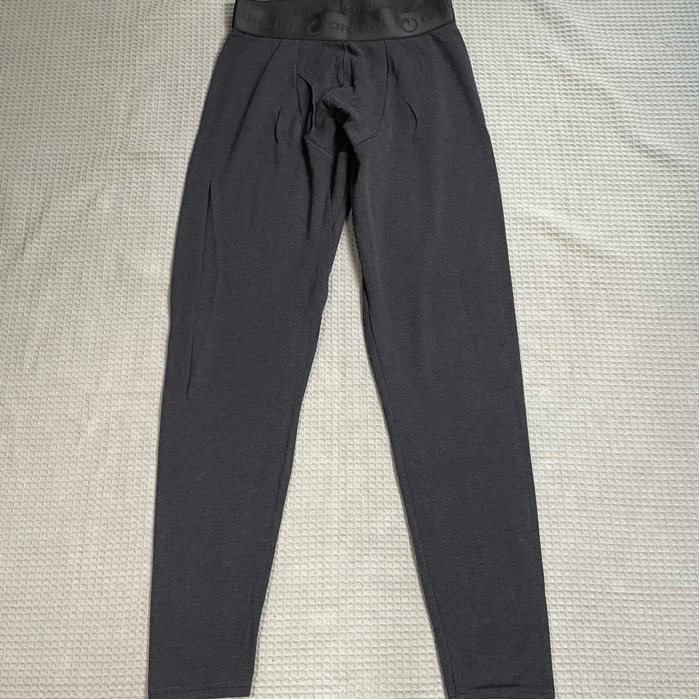 Origin Maine Nanowool Baselayer Legging Pants Large Men’s USA Wool Blend